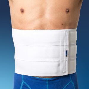 Abdominal Binder 3 Panel 9"/22-23cm High, White Universal
